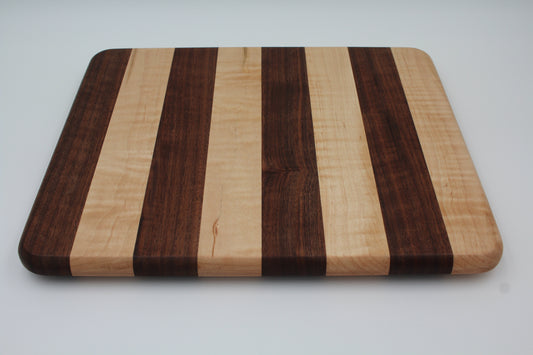 Maple and Walnut Long Grain Cutting Board